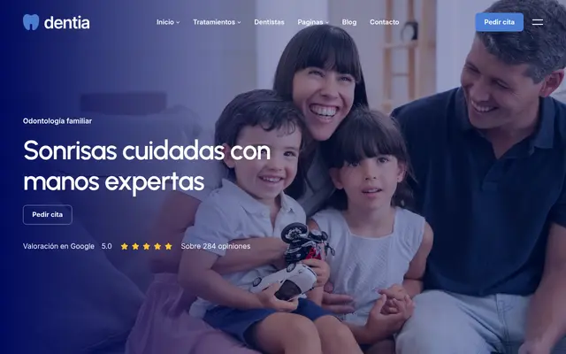 Dental Boreal, web de clínica dental
