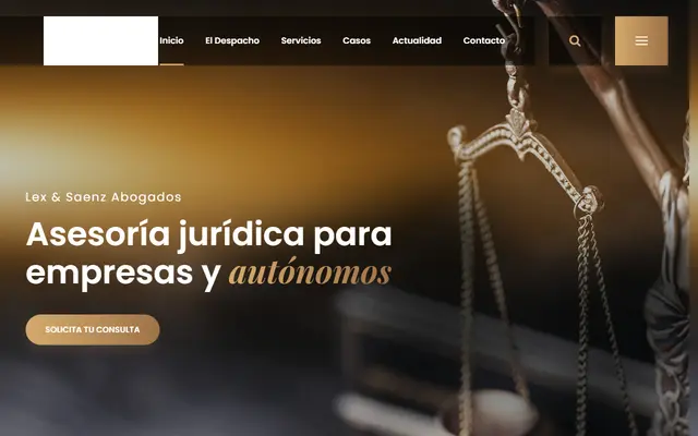 Lex y Sáenz, web de despacho de abogados