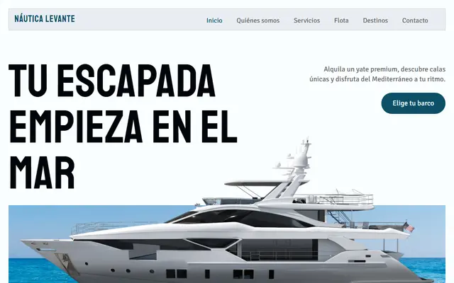 Náutica Levante, alquiler de barcos